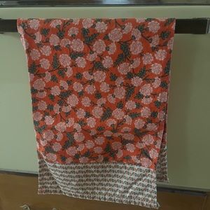 Rifle Paper Co. handmade tea towel/small runner